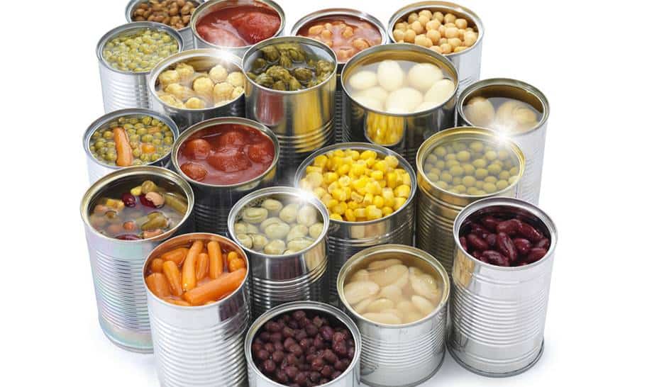 Canned Meat, Fruits and Vegetables